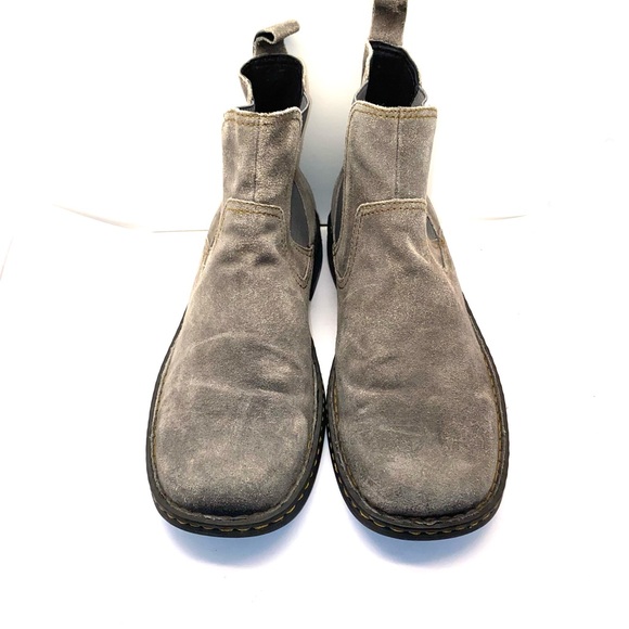 Born Men's Mac Suede Chelsea Boot Grey Size 11.5 - Picture 2 of 5